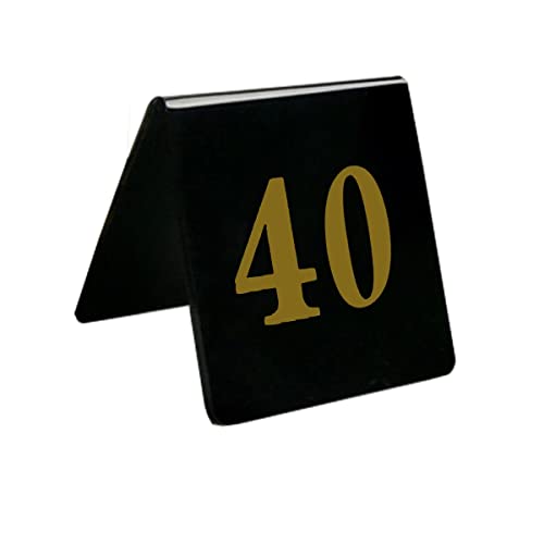 Acryl-Tischnummern-Set für Hochzeiten und Veranstaltungen, 1 bis 40 Zahlen, perfekt für Restaurant, Café, Bar, 7,6 x 7,6 cm, ideal für Hochzeiten, Jubiläumsfeiern, 40 Stück Acryl-Tischnummern-Set für Hochzeiten und Veranstaltungen, 1 bis 40 Zahlen, perfekt für Restaurant, Café, Bar, 7,6 x 7,6 cm, ideal für Hochzeiten, Jubiläumsfeiern, 40 Stück von Generisch