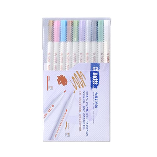 Acrylfarben-Marker mit 1 ~ 1,5 mm Strichbreite, Polypropylen-Material, 165 mm Stiftlänge, kompaktes und leichtes Design, 10 Stück Acrylfarben-Marker mit 1 ~ 1,5 mm Strichbreite, Polypropylen-Material, 165 mm Stiftlänge, kompaktes und leichtes Design, 10 Stück von Generisch