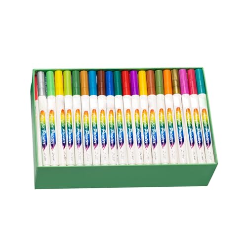 Acrylfarbenstifte-Set, Acrylstifte zum Malen - Wasserfeste Lackstifte mit feiner Spitze, Graffiti-Marker,Acrylfarbenstifte, farbige Marker mit Aufbewahrungsbox für Kinder und Erwachsene Acrylfarbenstifte-Set, Acrylstifte zum Malen - Wasserfeste Lackstifte mit feiner Spitze, Graffiti-Marker,Acrylfarbenstifte, farbige Marker mit Aufbewahrungsbox für Kinder und Erwachsene von Generisch