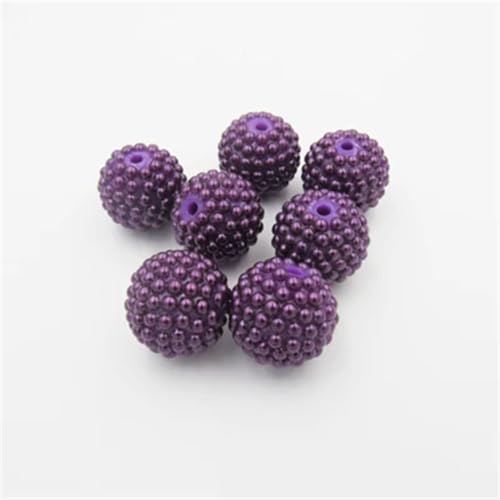 Acrylperlen, Strasssteine, Perlen für klobigen Schmuck/DIY, handgefertigt, 1121, 22 mm, 100 Stück pro Beutel von Generisch