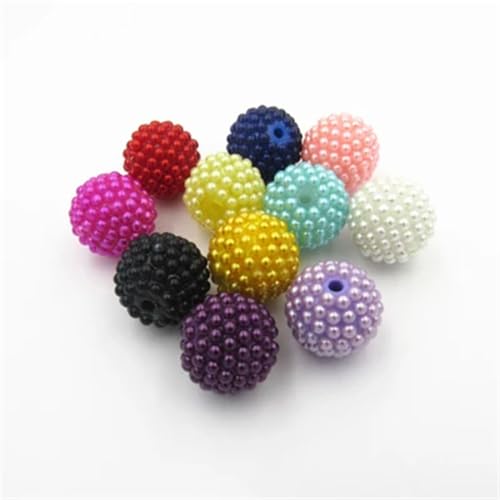 Acrylperlen, Strasssteine, Perlen für klobigen Schmuck/DIY, handgefertigt, 1122, 22 mm, 100 Stück pro Beutel von Generisch