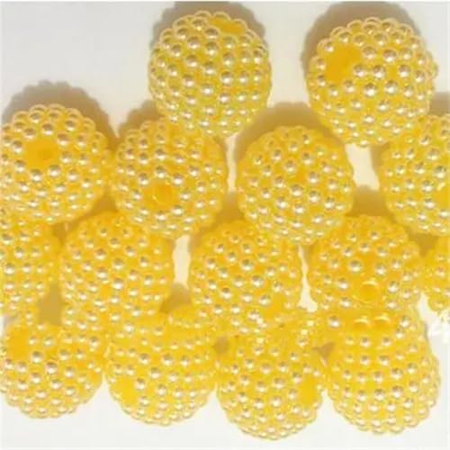 Acrylperlen, Strasssteine, Perlen für klobigen Schmuck/DIY, handgefertigt, 1145, 22 mm, 100 Stück pro Beutel von Generisch
