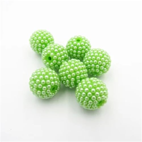 Acrylperlen, Strasssteine, Perlen für klobigen Schmuck/DIY, handgefertigt, leicht, EN8, 20 mm, 100 Stück pro Beutel von Generisch