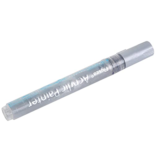 Acrylstifte Wasserfest Stifte Zum Steine Bemalen,Steinmalstifte Wasserfest,Stift Acryl 12 Marker Breite Acryl Geruchlos Stift Wasser-Auflösung Farbe Schreiben Farben & Schreibwaren (Silber) von Generisch