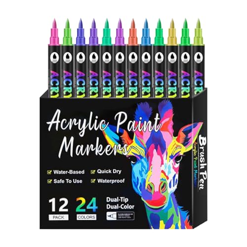 Acrylstifte zum Malen, wasserfestes Keramikfarben-Set, lichtbeständige Permanentmarker, Zeichenwerkzeuge, Bastelbedarf, für Papier, Glas, Holz, Leinwand, Keramik, Stein Acrylstifte zum Malen, wasserfestes Keramikfarben-Set, lichtbeständige Permanentmarker, Zeichenwerkzeuge, Bastelbedarf, für Papier, Glas, Holz, Leinwand, Keramik, Stein von Generisch