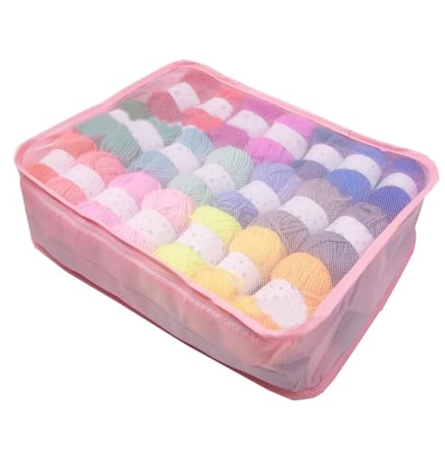 Acrylwolle-Set mit Beuteln, 25 g Knäuel Mini-Garnknäuel, farbiges Stickgarn, Stricken und Weben, Pullover/Schal, 3 mm dickes Garn von Generisch