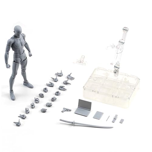Actionfiguren-Modell-Set für Künstler | Skizzier- und Zeichenpuppe mit beweglichen Gelenken für realistisches Posieren | Malerei Körpermodell für Fotografie-Requisiten, Desktop-Dekor, Kunstdisplay von Generisch