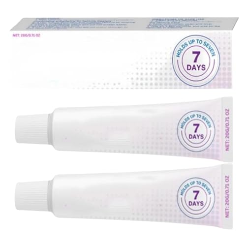 Adheza Dental Adhesive, Thermoplastic Denture Adhesive, Adheza Denture Fixative, Strong Hold 𝐃𝐞𝐧𝐭𝐮𝐫𝐞 𝐀𝐝𝐡𝐞𝐬𝐢𝐯𝐞 Cream, For Daily Women Men Adults (2Pcs) von Generisch