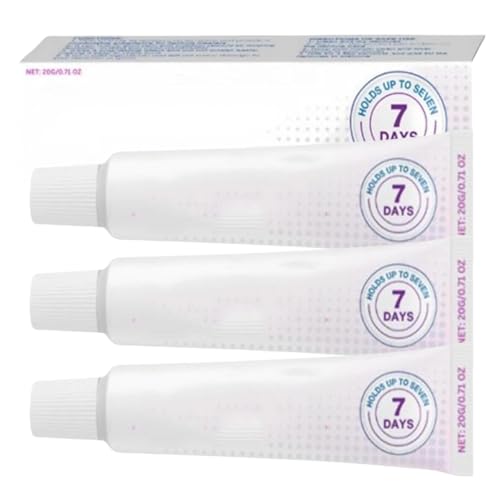 Adheza Dental Adhesive, Thermoplastic Denture Adhesive, Adheza Denture Fixative, Strong Hold 𝐃𝐞𝐧𝐭𝐮𝐫𝐞 𝐀𝐝𝐡𝐞𝐬𝐢𝐯𝐞 Cream, For Daily Women Men Adults (3Pcs) von Generisch