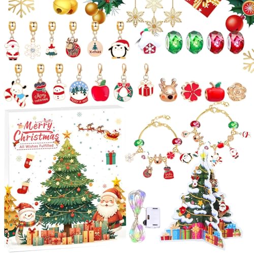 Adventskalender Armband | Weihnachts Countdown Kalender Anhänger - 24 Tage Countdown Schmuck Handgefertigt Adventskalender Armband | Weihnachts Countdown Kalender Anhänger - 24 Tage Countdown Schmuck Handgefertigt von Generisch