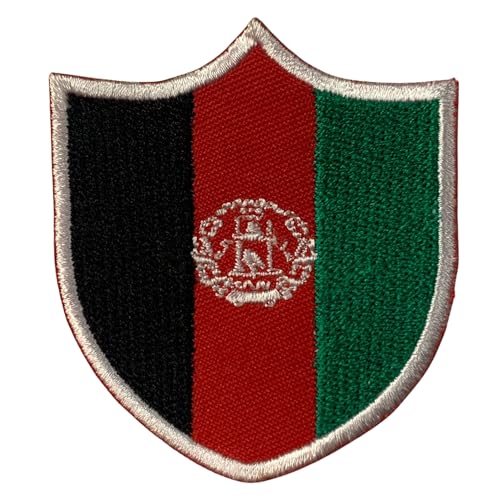Afghanistan bestickter Schildflaggen-Aufnäher, zum Aufbügeln oder Aufnähen, Nationalsymbol, Militär-Patch für Kleidung, Rucksäcke, Mützen Afghanistan bestickter Schildflaggen-Aufnäher, zum Aufbügeln oder Aufnähen, Nationalsymbol, Militär-Patch für Kleidung, Rucksäcke, Mützen von Generisch