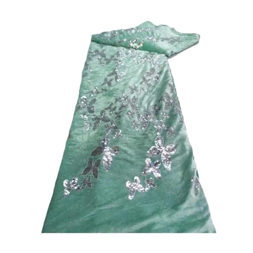 Afrikanischer Fleece-Spitzenstoff mit Pailletten-Stickerei, französischer nigerianischer Spitzenstoff für Hochzeit Afrikanischer Fleece-Spitzenstoff mit Pailletten-Stickerei, französischer nigerianischer Spitzenstoff für Hochzeit von Generisch