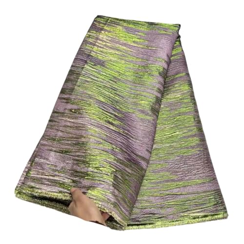 Afrikanischer Jacquard-Brokat-Spitzenstoff, Spitze, afrikanischer ethnischer Kostümstoff zum Nähen von Kleidern von Generisch