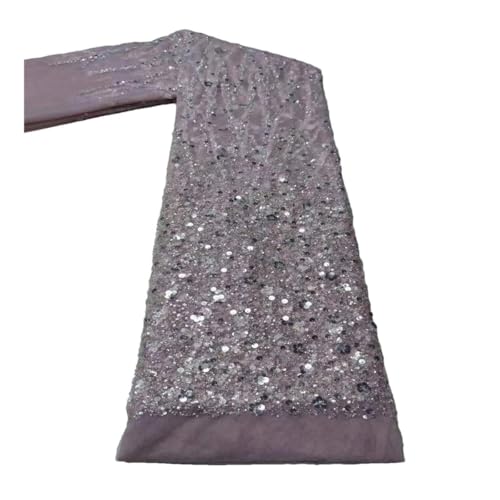 Afrikanischer Spitzenstoff, französische Perlen, nigerianische Pailletten, Stickerei, Netz, Spitzenstoffe für Brautkleid Afrikanischer Spitzenstoff, französische Perlen, nigerianische Pailletten, Stickerei, Netz, Spitzenstoffe für Brautkleid von Generisch