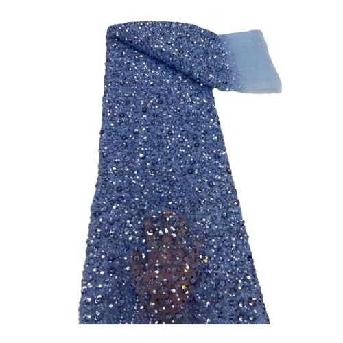 Afrikanischer Spitzenstoff, luxuriös, französische Pailletten, Netzstoff, Spitzenstoff, hochwertig, handgefertigt, Perlen für Hochzeit Afrikanischer Spitzenstoff, luxuriös, französische Pailletten, Netzstoff, Spitzenstoff, hochwertig, handgefertigt, Perlen für Hochzeit von Generisch