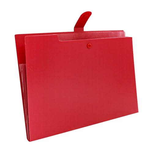 -Aktenordner – 5 Fächer, -Ordner, Organizer, Reisedokumenten-Halter, tragbare wichtige Dokumentenmappe, Dokumentenschutz für Dokumente, Quittungen, Karten -Aktenordner – 5 Fächer, -Ordner, Organizer, Reisedokumenten-Halter, tragbare wichtige Dokumentenmappe, Dokumentenschutz für Dokumente, Quittungen, Karten von Generisch