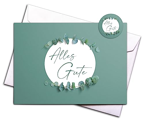 15 Karten mit 15 Umschläge und 15 Stickern – Klappkarten-Set für Geburtstag, Glückwünsche zum Abschied für Kollegen, Grußkarten 15 Karten mit 15 Umschläge und 15 Stickern – Klappkarten-Set für Geburtstag, Glückwünsche zum Abschied für Kollegen, Grußkarten von Generisch