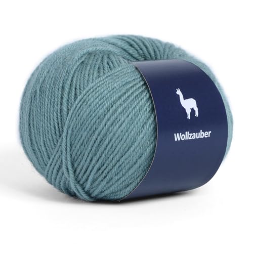 Alpaka Wolle - 50 g Hochwertige Wolle zum Stricken & Häckeln-Weich & Langlebig Ideal für Socken, Schals, Pullovers & mehr- Angenehm auf der Haut Perfect für Kreative Handarbeiten. (Grean beans 38) von Generisch