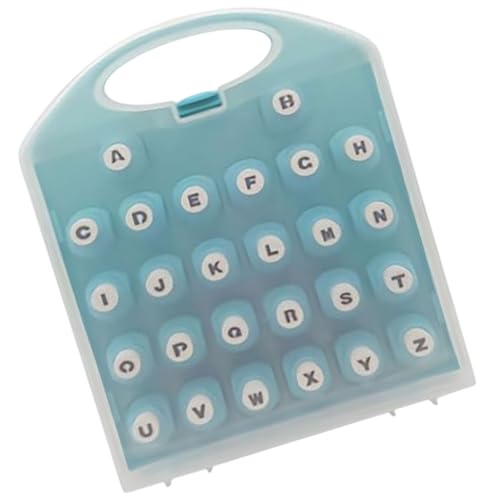 Alphabet -Papier -Punsch -Set - Bastellochstempel, Buchstabenformschneider | Compact Letter Punch Board Mit Präziser Stanzfunktion, Kunstschrott -Tool Creative Supplies Kit Für Scrapbooking -Karte von Generisch