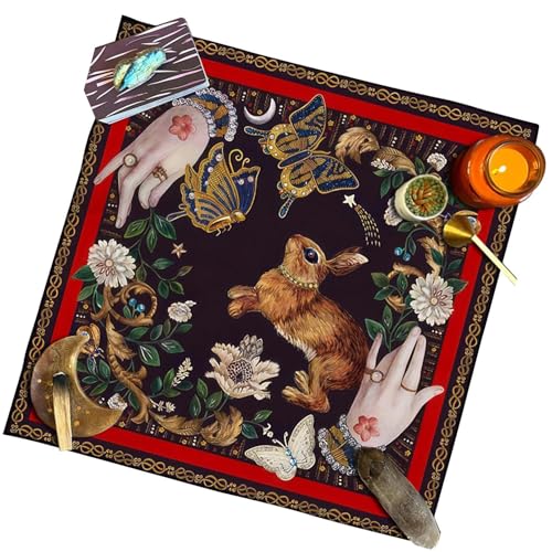 Altartuch – Samt-Tischdecke, 50 x 50 cm, Tischdecke, Hexerbedarf, Mondphase, Schmetterling, Sonnenmatte für Altarveranstaltungen, Beraterzauberer Altartuch – Samt-Tischdecke, 50 x 50 cm, Tischdecke, Hexerbedarf, Mondphase, Schmetterling, Sonnenmatte für Altarveranstaltungen, Beraterzauberer von Generisch