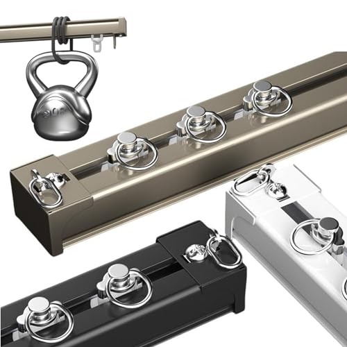 Aluminium Gardinenschiene 1-läufig weiß, geräuschlos rollend mit Montagezubehör, perfekt für Schiebevorhänge, Edelstahl-Optik, Innenbereich Aluminium Gardinenschiene 1-läufig weiß, geräuschlos rollend mit Montagezubehör, perfekt für Schiebevorhänge, Edelstahl-Optik, Innenbereich von Generisch