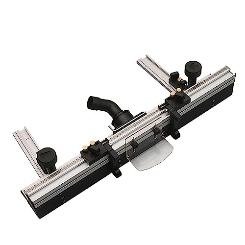 Aluminium Router Tischzaunsystem mit verstellbarem Anschlag und Staubanschluss - Holzwerkzeuge zum Trimmen und Fräsen - inklusive Zubehör Aluminium Router Tischzaunsystem mit verstellbarem Anschlag und Staubanschluss - Holzwerkzeuge zum Trimmen und Fräsen - inklusive Zubehör von Generisch