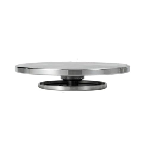 Aluminium-Töpferscheibe – doppelseitiger Drehteller für Keramik-Ton-Modellierung, 15 cm, faules Drehwerkzeug, ideal für Künstler und Hobbyisten, perfekt für Töpferprojekte von Generisch