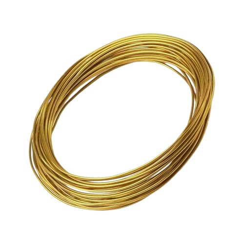 Aluminiumdraht Rolle - Modellierdraht Basteln | Schmuckdraht Set | Flexibler Metalldraht Für Armbänder, Ketten, Bonsaikunst, Edelsteinfassung, Handwerksprojekte von Generisch