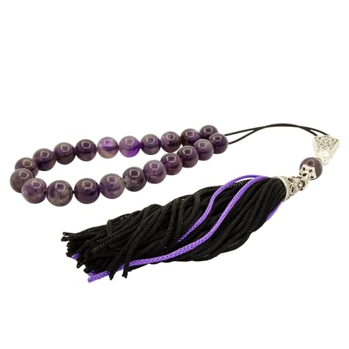 Amethyst Edelstein Griechische Komboloi Sorgenperlen Stressabbau Perlen Amethyst Edelstein Griechische Komboloi Sorgenperlen Stressabbau Perlen von Generisch