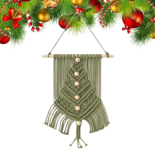Anfänger Makramee Kit Boho Stil Basteln Weihnachten Makramee Spaß Bastelset Familienfreundlich Basteln Makramee Dekoration Kit Home Decor Projekte Kinder Bastelsets Wohnzimmer Schlafzimmer von Generisch