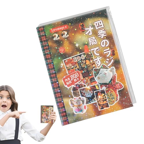 Anime Aufkleber - Retro Decal Set (für Handwerk) | Wasserdichter Vinyl-Handbuchaufkleber (für Gepäck, Laptops, Gitarren, Wasserflaschen, Fahrräder) | PACKUNGEN von Generisch