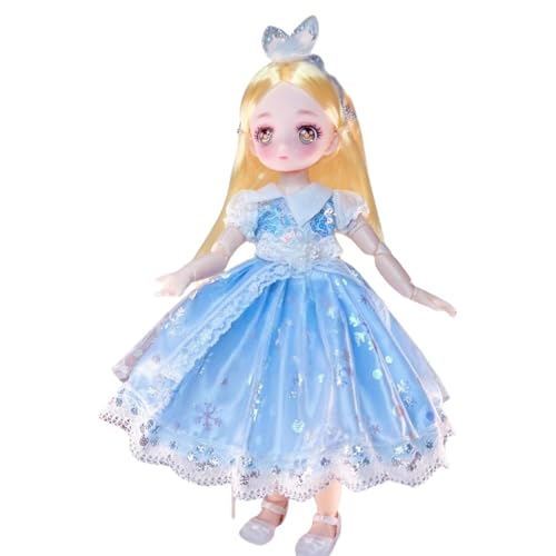 Anime BJD Puppe 1/6 SD Puppen 11,8 Zoll 18 Ball zusammen gebundene Puppe DIY Spielzeug mit Kleidung Outfits Schuhe Nicht verstellbares Haar Make-up, Geschenk für Mädchen Kinder Kinder Anime BJD Puppe 1/6 SD Puppen 11,8 Zoll 18 Ball zusammen gebundene Puppe DIY Spielzeug mit Kleidung Outfits Schuhe Nicht verstellbares Haar Make-up, Geschenk für Mädchen Kinder Kinder von Generisch