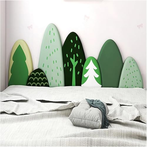Anti-Kollisions-Wandpolsterung, gepolsterte Wandpaneele, 3D-Abziehen und Aufkleben, weiche Wandmatte für Schlafzimmer, schützende Wandaufkleber (150 x 50 cm) von Generisch