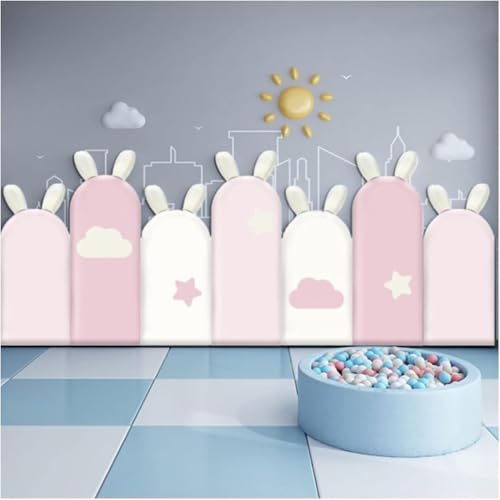 Anti-Kollisions-Wandpolsterung, gepolsterte Wandpaneele, 3D-Wandkissen - Selbstklebendes Kopfteil Wanddekoration Anti-Kollisions-Wandpolsterung, gepolsterte Wandpaneele, 3D-Wandkissen - Selbstklebendes Kopfteil Wanddekoration von Generisch