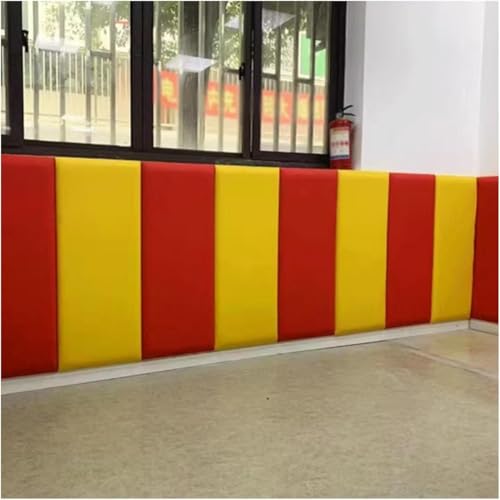 Anti-Kollisions-Wandpolsterung, gepolsterte Wandpaneele, 3D-selbstklebende PU-Wandpaneel für Heimbüro, schützender Wandaufkleber, 200 x 50 cm Anti-Kollisions-Wandpolsterung, gepolsterte Wandpaneele, 3D-selbstklebende PU-Wandpaneel für Heimbüro, schützender Wandaufkleber, 200 x 50 cm von Generisch