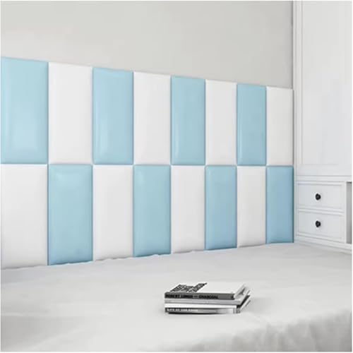 Anti-Kollisions-Wandpolsterung, gepolsterte Wandpaneele, 3D-selbstklebende PU-Wandpaneel für Heimbüro, schützender Wandaufkleber, 200 x 50 cm Anti-Kollisions-Wandpolsterung, gepolsterte Wandpaneele, 3D-selbstklebende PU-Wandpaneel für Heimbüro, schützender Wandaufkleber, 200 x 50 cm von Generisch