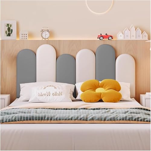 Anti-Kollisions-Wandpolsterung, gepolsterte Wandpaneele, abziehen und aufkleben, weiche Tasche, Wandaufkleber für Schlafzimmer, Sicherheitspolster für Kinder, 80 x 50 cm Anti-Kollisions-Wandpolsterung, gepolsterte Wandpaneele, abziehen und aufkleben, weiche Tasche, Wandaufkleber für Schlafzimmer, Sicherheitspolster für Kinder, 80 x 50 cm von Generisch