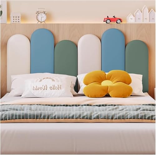 Anti-Kollisions-Wandpolsterung, gepolsterte Wandpaneele, abziehen und aufkleben, weiche Tasche, Wandaufkleber für Schlafzimmer, Sicherheitspolster für Kinder, 80 x 50 cm Anti-Kollisions-Wandpolsterung, gepolsterte Wandpaneele, abziehen und aufkleben, weiche Tasche, Wandaufkleber für Schlafzimmer, Sicherheitspolster für Kinder, 80 x 50 cm von Generisch