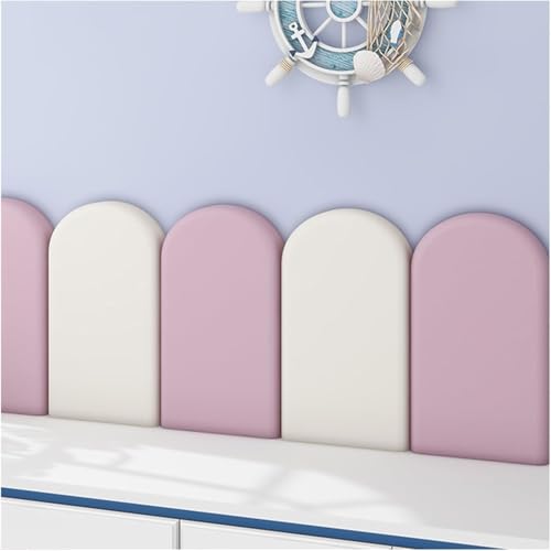 Anti-Kollisions-Wandpolsterung, gepolsterte Wandpaneele, selbstklebende Kissen für Schlafzimmer, Abziehen und Aufkleben, weicher Wandschutz von Generisch