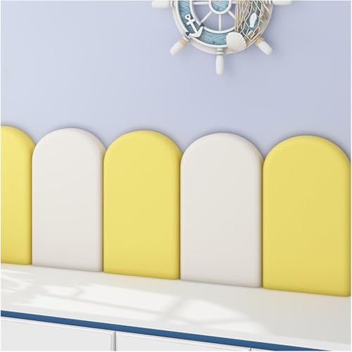 Anti-Kollisions-Wandpolsterung, gepolsterte Wandpaneele, selbstklebende Kissen für Schlafzimmer, Abziehen und Aufkleben, weicher Wandschutz von Generisch