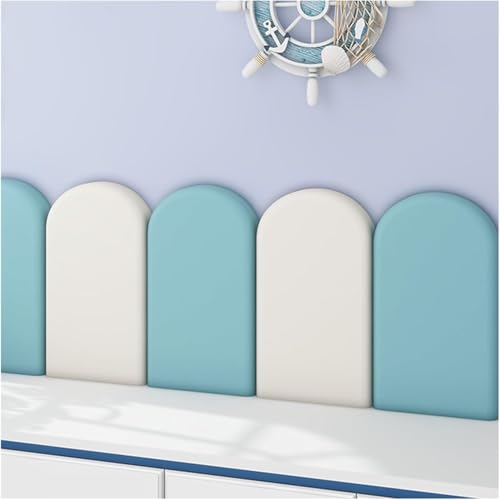 Anti-Kollisions-Wandpolsterung, gepolsterte Wandpaneele, selbstklebende Kissen für Schlafzimmer, Abziehen und Aufkleben, weicher Wandschutz von Generisch