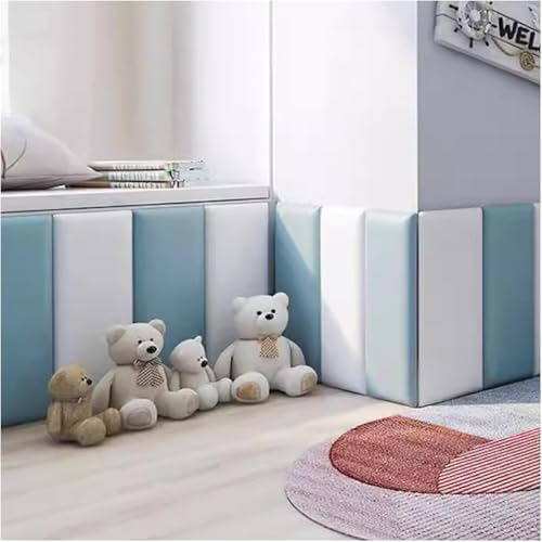 Anti-Kollisions-Wandpolsterung – gepolsterte Wandpaneele, abziehen und aufkleben, 3D-Schutz, Wandaufkleber für Zuhause und Büro, 160 x 50 cm Anti-Kollisions-Wandpolsterung – gepolsterte Wandpaneele, abziehen und aufkleben, 3D-Schutz, Wandaufkleber für Zuhause und Büro, 160 x 50 cm von Generisch
