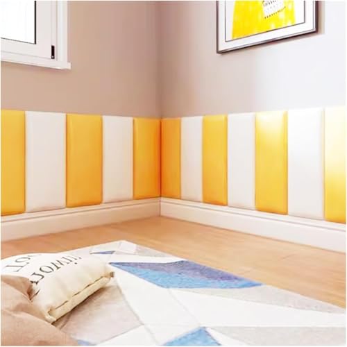 Anti-Kollisions-Wandpolsterung – gepolsterte Wandpaneele, abziehen und aufkleben, 3D-Schutz, Wandaufkleber für Zuhause und Büro, 160 x 50 cm Anti-Kollisions-Wandpolsterung – gepolsterte Wandpaneele, abziehen und aufkleben, 3D-Schutz, Wandaufkleber für Zuhause und Büro, 160 x 50 cm von Generisch
