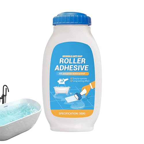 Anti-Slip-Bad- 300g, Beschichtungsmittel | Design- transparenter Kleberschaufelaufkleber- Transparentes wasserdichtes Dichtmittel- Beschichtung für Badewannen, Böden, Fliesen, & Glas | S von Generisch
