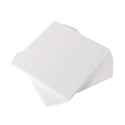 Antihaft Burgerpapier,100 Blatt Rundes Antihaftbeschichtet Pergamentpapier Hitzebeständig,12cm Hamburger Patty Papier Trennpapier Wachspapier für Perfekte Burger, Hamburger (H, One Size) von Generisch