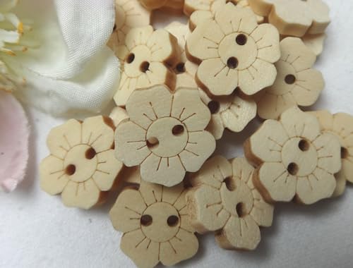 Apfelblüte | Knöpfe 15x15 mm Sonnenblume Blumen Blume Holz 10 Stück 2 Loch braun natur holzfarben Holzknöpfe Holz Dekoknöpfe Knopf Kinderknöpfe Kinder Babyknöpfe Baby 15mm Apfelblüte | Knöpfe 15x15 mm Sonnenblume Blumen Blume Holz 10 Stück 2 Loch braun natur holzfarben Holzknöpfe Holz Dekoknöpfe Knopf Kinderknöpfe Kinder Babyknöpfe Baby 15mm von Generisch