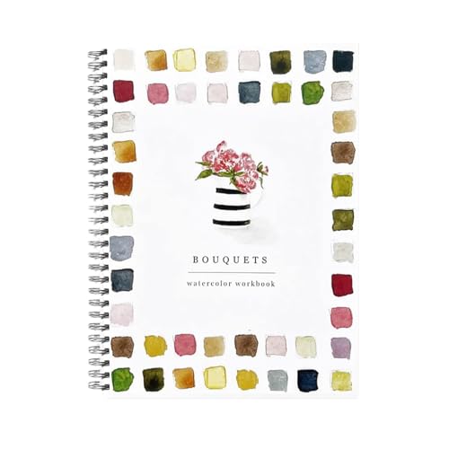 Aquarell-Arbeitsbuch | Anfängerfreundliche Aquarellmal-Arbeitsbücher | Aquarellfarben-Bücher-Sets | Aquarell-Zeichenbuch für Kinder, Teenager, Erwachsene von Generisch