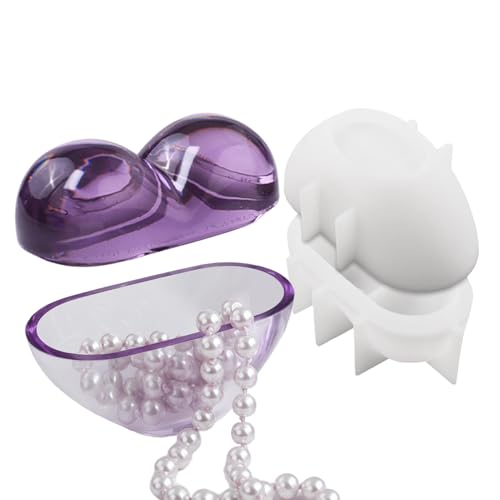 Aufbewahrungsbox Formen Für Epoxidharz | Schmuckbehälter Epoxidharz Form - Einfache Entformung Herz Gießform Organizer Form,Zum Basteln Von Blumentopf Und Kerzenständer Aus Aufbewahrungsbox Formen Für Epoxidharz | Schmuckbehälter Epoxidharz Form - Einfache Entformung Herz Gießform Organizer Form,Zum Basteln Von Blumentopf Und Kerzenständer Aus von Generisch