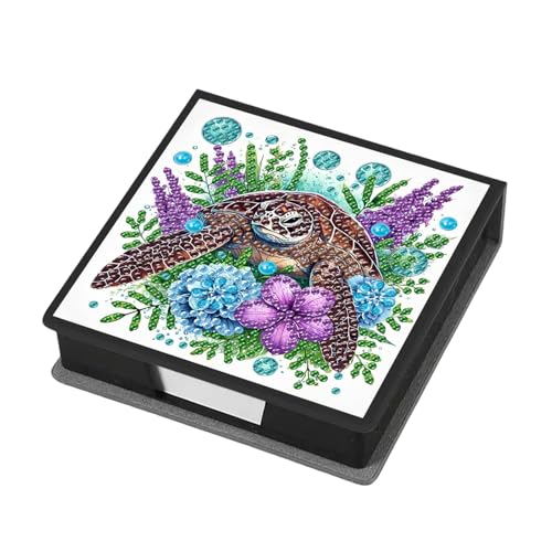 Aufbewahrungsbox für Diamant-Notizen, mit 160 Haftnotizen, Diamant-Kunstmalerei, Leder, Nachrichtenpapier, Aufbewahrungsbox, wiederverwendbare Notizboxen, für Schreibtisch-Organisation Aufbewahrungsbox für Diamant-Notizen, mit 160 Haftnotizen, Diamant-Kunstmalerei, Leder, Nachrichtenpapier, Aufbewahrungsbox, wiederverwendbare Notizboxen, für Schreibtisch-Organisation von Generisch