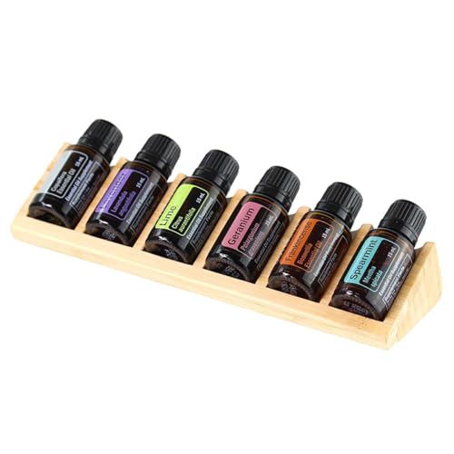 Aufbewahrungsregal für Duftöl aus - Aromatherapie-Flaschen mit 6 Fächern, Präsentationsständer, Duftöl-Organizer für den Schreibtisch, Organizer für ätherische Öle und Duft-Aufbewahrung Aufbewahrungsregal für Duftöl aus - Aromatherapie-Flaschen mit 6 Fächern, Präsentationsständer, Duftöl-Organizer für den Schreibtisch, Organizer für ätherische Öle und Duft-Aufbewahrung von Generisch